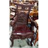 Image 1 : ASIAN ORNATELY CARVED FIGURAL DRAGON PARLOUR CHAIR