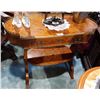 Image 1 : ITALIAN INLAID HALL TABLE W/PIERCED GALLERY