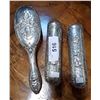 Image 1 : THREE PC STERLING SILVER VANITY SET