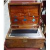 Image 2 : VICTORIAN LAP DESK W/FITTED INTERIOR