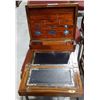 Image 3 : VICTORIAN LAP DESK W/FITTED INTERIOR