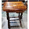 Image 1 : VICTORIAN INLAID SEWING STAND