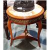 Image 1 : MARBLE TOP OCCASIONAL TABLE W/ORMULU