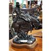 Image 1 : BRONZE BRONCO RIDER SCULPTURE