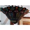 Image 1 : TIFFANY STYLE STAINED GLASS LAMP SHADE