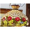 Image 1 : TIFFANY STYLE STAINED GLASS HANGING LAMP