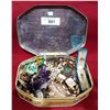 Image 1 : TIN OF VINTAGE ESTATE JEWELRY