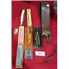 Image 1 : TRAY OF STRAIGHT RAZORS, STROPS, ETC