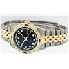 Image 5 : Rolex Two Tone VVS Diamond and Sapphire DateJust Men's Watch