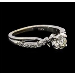 0.70 ctw Diamond Ring - 14KT White Gold