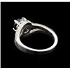Image 3 : 1.94 ctw Black Diamond Ring - 14KT White Gold
