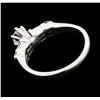 Image 3 : 0.37 ctw Diamond Ring - 18KT White Gold