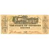 Image 1 : $1 Confederate State of Georgia "Train" Large Note