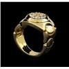 Image 4 : 0.74 ctw Diamond Ring - 14KT Yellow Gold