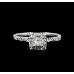 0.45 ctw Diamond Ring - 14KT White Gold