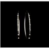 Image 1 : 18KT White Gold 1.19 ctw Diamond Earrings