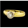 Image 1 : 0.30 ctw Diamond Ring - 14KT Yellow and White Gold