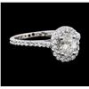 Image 1 : 1.62 ctw Diamond Ring - 14KT White Gold