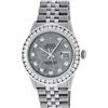 Image 2 : Rolex Mens Stainless Steel Meteorite 3.15 Carat Diamond Datejust Wristwatch