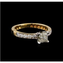 1.08 ctw Diamond Ring - 14KT Yellow Gold