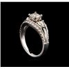 Image 4 : 14KT White Gold 1.61 ctw Diamond Ring