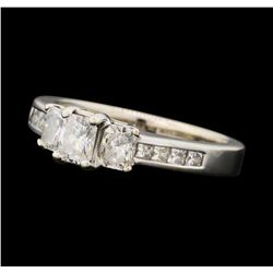 1.09 ctw Diamond Ring - 14KT White Gold