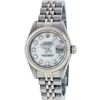 Image 9 : Rolex Ladies MOP Diamond White Gold Fluted Jubilee Band Datejust Quickset Wristw