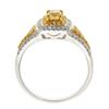 Image 3 : 1.00 ctw Diamond Ring - 18KT White and Yellow Gold