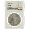 Image 1 : 1888 NGC MS64 Morgan Silver Dollar