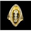 Image 2 : 1.73 ctw Diamond Ring - 14KT Yellow Gold