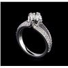 Image 4 : 1.22 ctw Diamond Ring - 14KT White Gold