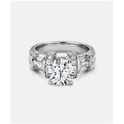 Diamond Ring - 18KT White Gold