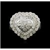 Image 2 : 1.80 ctw Diamond Ring - 14KT White Gold
