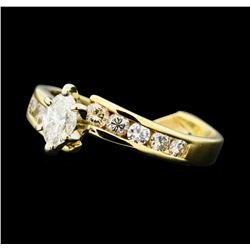 0.50 ctw Diamond Ring - 14KT Yellow Gold