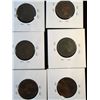 Image 2 : CANADA LARGE CENT LOT OF 6 COINS!