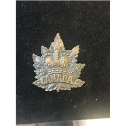 CANADA WWI GENERAL SERVICE CAP BADGE!