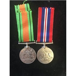 WWII BRITISH MEDALS LOT WITH RIBBONS!