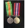 Image 1 : WWII BRITISH MEDALS LOT WITH RIBBONS!