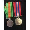 Image 2 : WWII BRITISH MEDALS LOT WITH RIBBONS!
