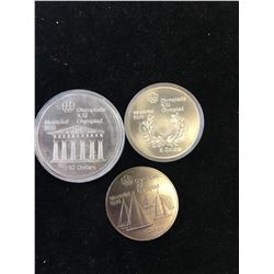 1976 MONTREAL OLYMPIC SILVER COIN LOT!2.88 oz SILVER