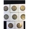 Image 2 : 1910-1936 CANADA 50 CENTS LOT OF 8 COINS!