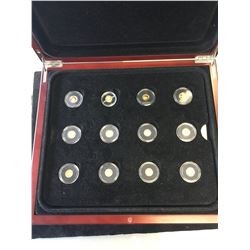 GOLD COIN SET OF 12 COINS!!