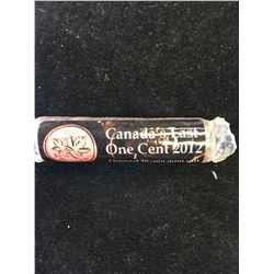 2012 CANADA 1 CENT ROLL! CANADAS LAST ONE CENT! ORIGINAL 50 COIN MINT ROLL!