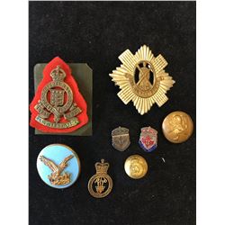 CANADA MILITARIA LOT OF 8 PIECES!