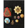 Image 1 : CANADA MILITARIA LOT OF 8 PIECES!