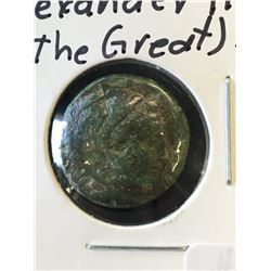 336-323B.C.E ALEXANDER THE GREAT BRONCE COIN!