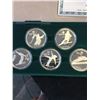 Image 3 : 1988 CALGARY OLMYPIC $20 SILVER COIN SET! COMPLETE WITH ALL 10 COINS!