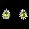 Image 1 : Natural Green Peridot Earrings