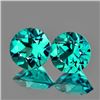 Natural Paraiba Green Blue Apatite Pair 4.70  MM {VVS}