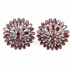 Natural Mozambique Garnet 54 Carats Earrings